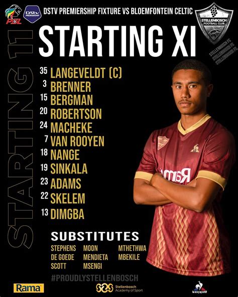 stellenbosch fc line up